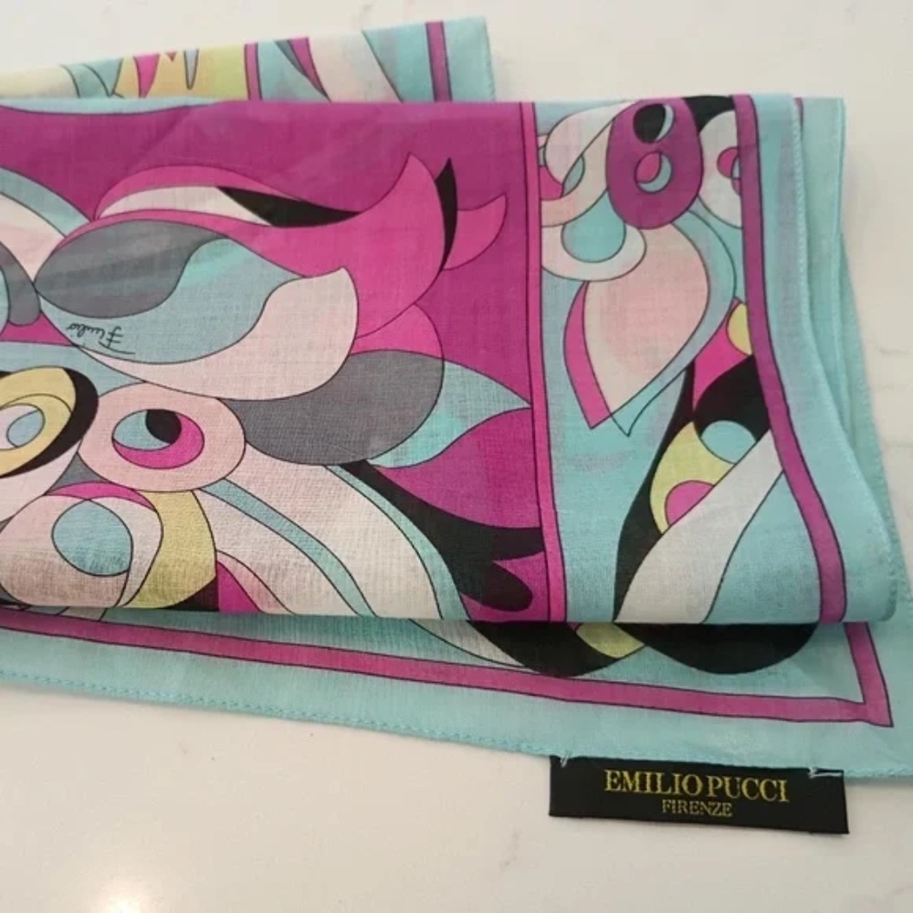 💋Emilio Pucci Neckerchief*NEW w/o/t or b